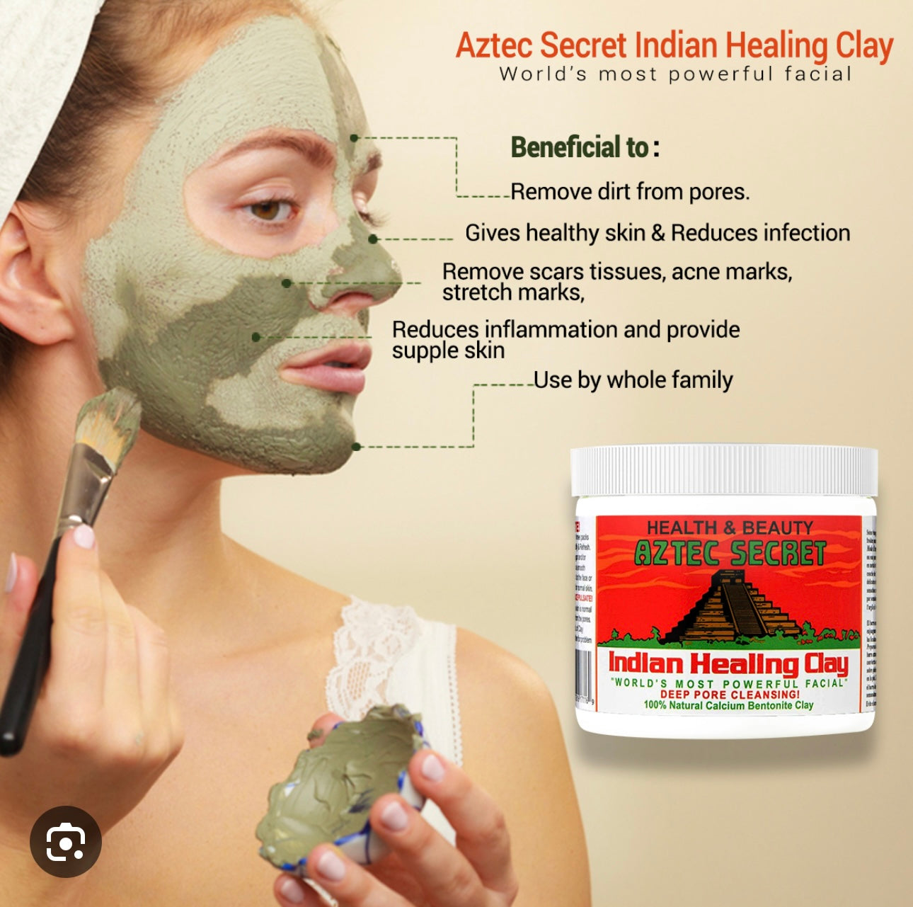 Indian mud mask