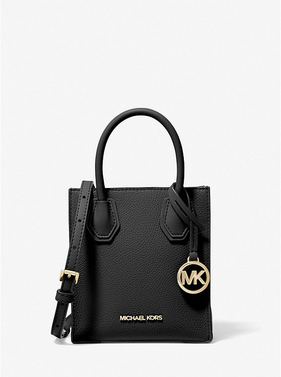 MICHAEL MICHAEL KORS Mercer Extra-Small Pebbled Leather Crossbody Bag