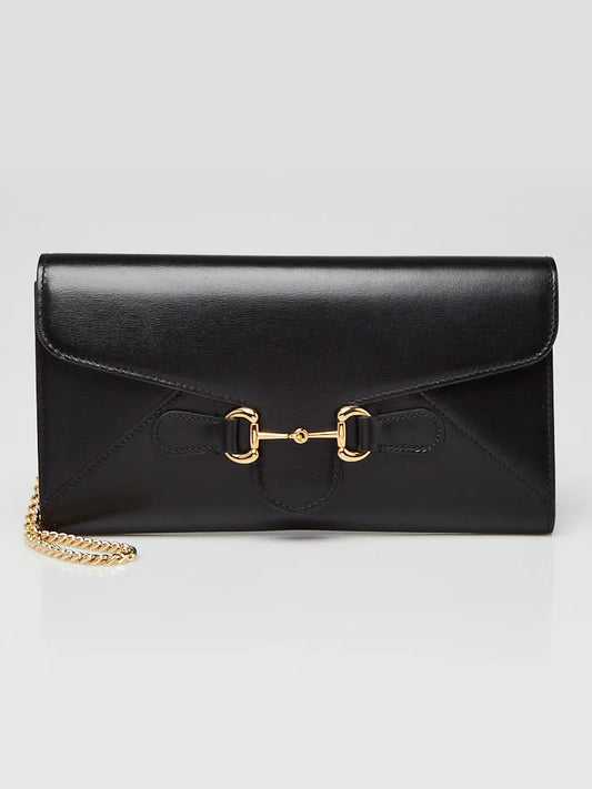 GUCCI LEATHER CLUTCH BAG