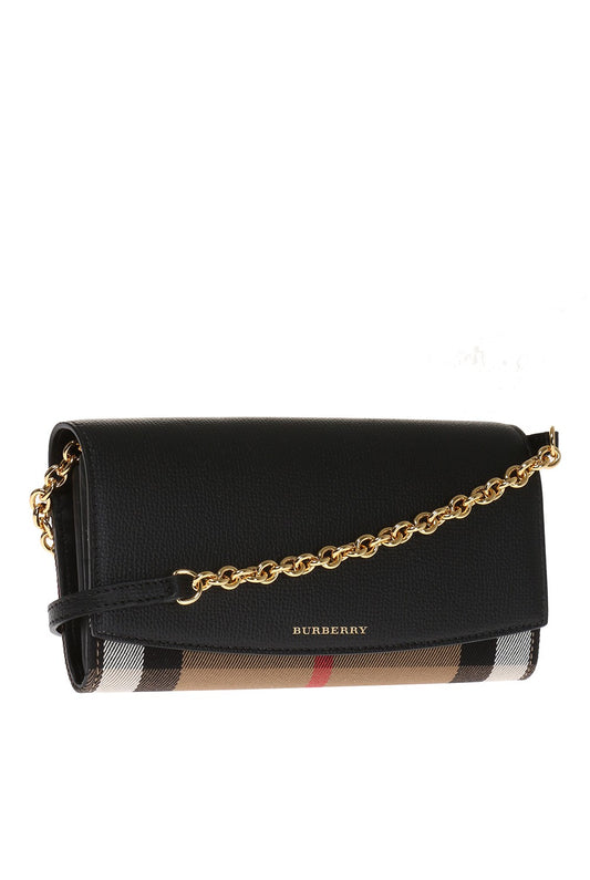 BURBERRY LEATHER CROSSBODY BAG