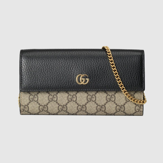 GUCCI  MARMONT CHAIN WALLET