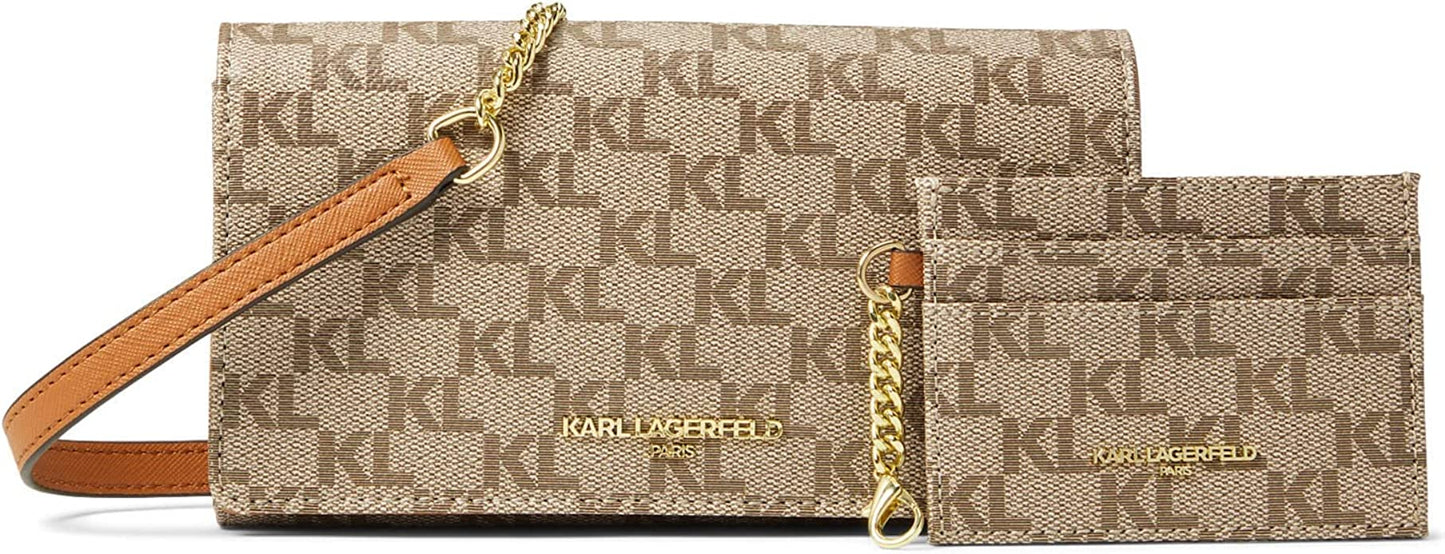 Karl Lagerfeld Paris Wallet On Chain with Card Case